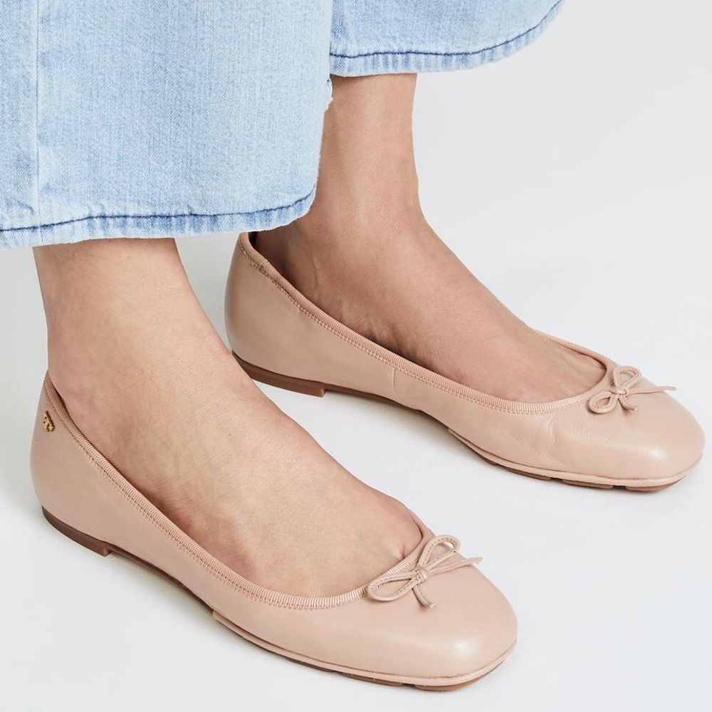 Tory Burch Nude Flats